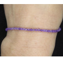 Bracelet en Amethyste 2mm