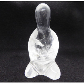 Rock Crystal Minimalist Buddha