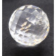 Faceted Rock Crystal Sphere