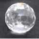 Faceted Rock Crystal Sphere