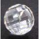 Faceted Rock Crystal Sphere