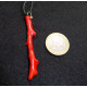 Pendentif Branche de Corail Rouge