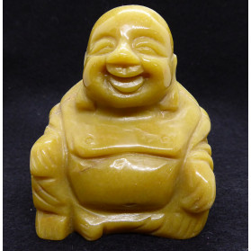 Bouddha en Jade Jaune