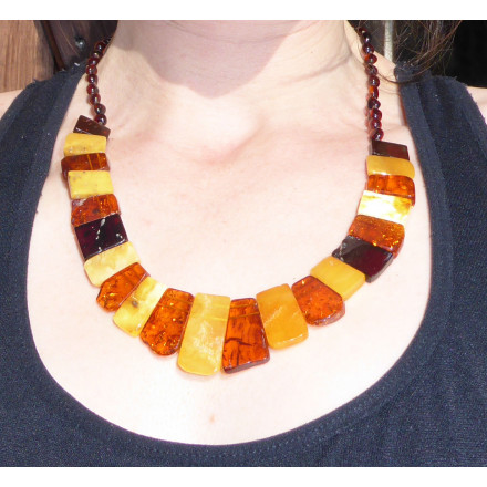 Amber Cleopatra Choker