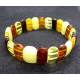 Bracelet en Ambre Multicolore