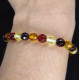 3 colors Faceted Amber Bracelet