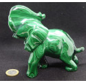 Grand éléphant malachite