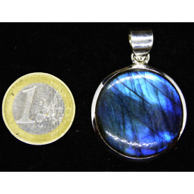 pendentif labradorite sur argent