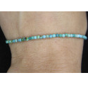 Turquoise Faceted Thin Bracelet