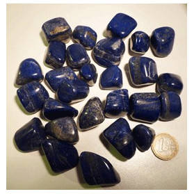 lapis lazuli en pierre roulée