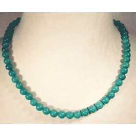 collier en perle de Turquoise 6mm
