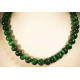 collier ras du cou en malachite