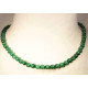 collier en malachite perles 6mm