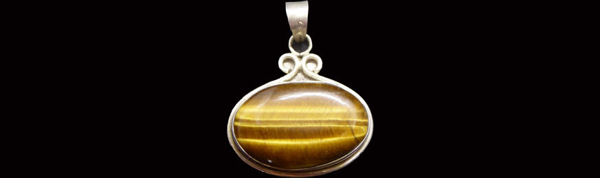 Pendentifs en Oeil de Tigre